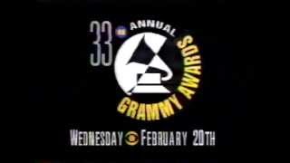 CBS 33rd Annual Grammy Awards Promo 2/20/91