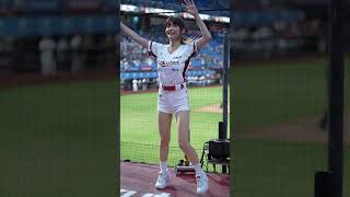 安打慶祝 陳洛心Yuri 就是漂亮 陳怡叡 #台湾チアリーデ #樂天女孩 #RakutenGirls 240616