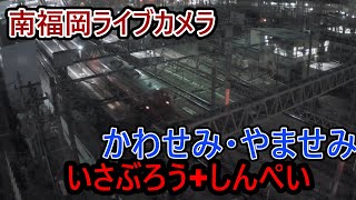 【南福岡ライブカメラ】キハ40　かわせみ+やませみ・いさぶろう+しんぺい