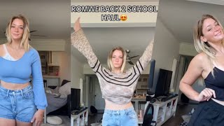 romwe back 2 school TRY ON haul!! (Katherine Mutchler)