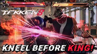 DRAGUNOV FOLDS UNDER THE PRESSURE OF KING! (Tekken 8 King Ranked Matches)