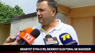 Incident elektoral, grabitet zyra e PD