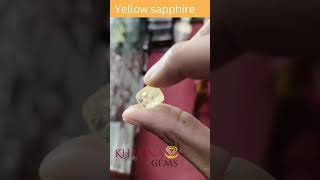 Yellow sapphire stone  WT:10.60CT C.No.112562