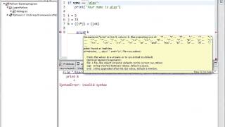 001 Dealing with Syntax Errors