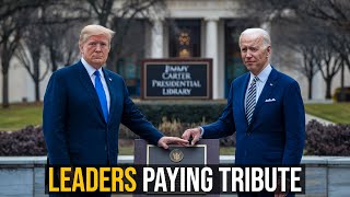 BREAKING NEWS - Trump And Biden Lead Tributes To 'Extraordinary' Jimmy Carter After Death