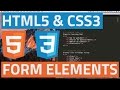 HTML5 and CSS3 beginner tutorial 40 - textarea, select, and fieldsets