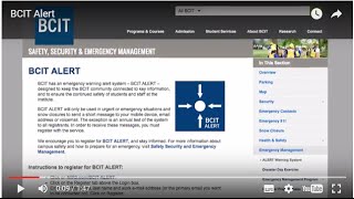 BCIT Alert