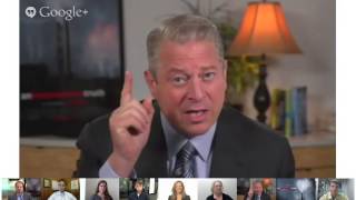 Google+ Conversation with Al Gore about Combating Climate Change - Hangout on Air