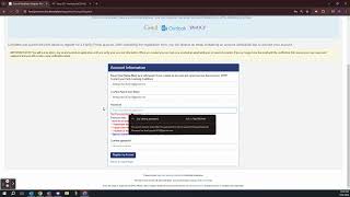 Family Portal User Account Creation