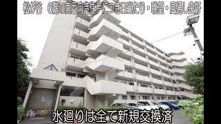 【八王子の不動産】松が谷　内装リフォーム済み３LDK中古マンション　京王相模原線多摩センター駅徒歩16分　バス停徒歩1分