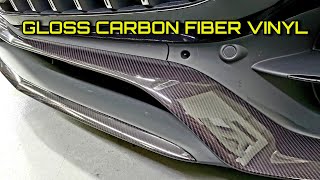 DIY \u0026 SAVE $$$ The MOST REALISTIC Gloss Carbon Fiber Vinyl