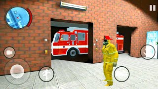 FireTruck Brigade Simulator #5 - Firefighter Driver Emergency Duty - Android Gameplay