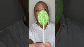 👂 ASMR FUJIYA FRUIT LOLLIPOP CANDY FROM JAPAN MELON FLAVOR AND EATING SOUNDS 👂#asmr #shorts