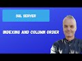 Indexing and column order | SQL server