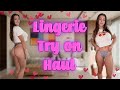 [4K] Maya's Lingerie Hauls | Transparent Try On Haul (2024)