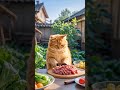 猫师傅今天给自己做了碗肉酱拌面，看起来好香 大橘为重 橘猫日常 与饿了么一起轻松送礼 可爱猫咪 猫咪 萌宠出道计划 会做饭的猫 小猫治愈世界