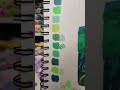 using all my *green* arrtx markers black and white arrtx artist art colors characterartist