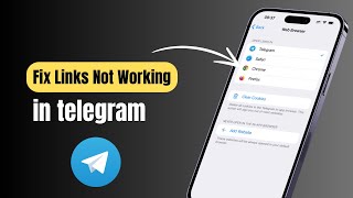 Fix Links Not Working On Telegram | Telegram Links Not Opening - Problem solved!!