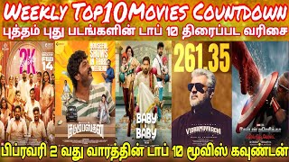 New Movies Top 10 Countdown | Latest Tamil Movies Weekly Top10 Countdown | February 2nd Week #top10