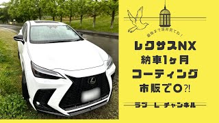 レクサスNX 350H納車1ヶ月…コーティングは⁈ボディー色ホワイトノーヴァーなら市販でもオッケー⁈雨男スキルのおかげで撥水効果も⁈おまけもあるので最後まで見てね！！車と友達！