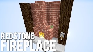 Minecraft: Retractable Fireplace Lighting [Dynamic Fire Light!]