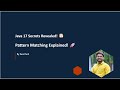 Unlock Java 17's Power! 🚀 Pattern Matching for instanceof & switch Explained | SamJTech - Session 2