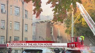 Fire, explosion at historic building in Downtown Columbus