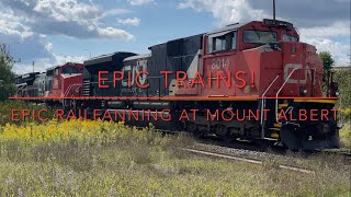 (Epic Lashups, BCRAIL 4653, And More) Windy Epic Railfanning at Mount Albert