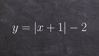 Learn how to use a table to graph the absolute value function