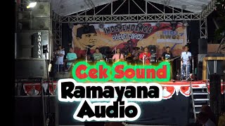 Cek Sound Ramayana Audio feat New Evira live Dahanrejo Utara RT3 RW2 kec.kebomas KAB.GRESIK