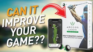 CAN THIS SMART CADDIE FIX MY GAME? ARCCOS Unboxing, Setup \u0026 First Impressions