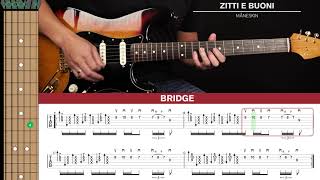 Zitti E Buoni Guitar Cover Måneskin 🎸|Tabs + Chords|