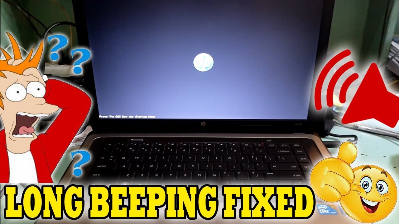 How To Fix Long Beeping In Laptop - YouTube