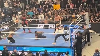 Cody Rhodes saves Sami, Jimmy \u0026 Jey Uso from Solo Sikoa bloodline 2.0 off air after WWE SMACKDOWN