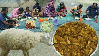 আস্ত ভেড়া নিয়ে ভাবীর বাড়িতে কুরবানী ঈদ উদযাপন - Sheep Qurbani in Eid 2021 - Delicious Mutton Curry