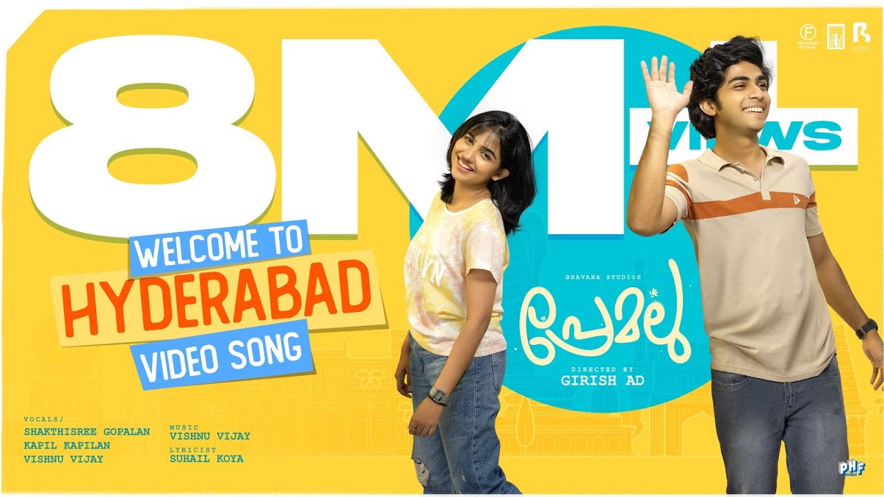Welcome To Hyderabad Video Song Premalu Naslen Mamitha Girish