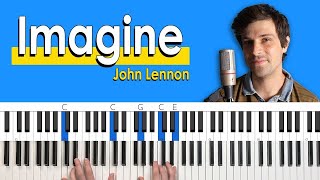 How to play "Imagine" just like John Lennon [PIANO CHORDS TUTORIAL]
