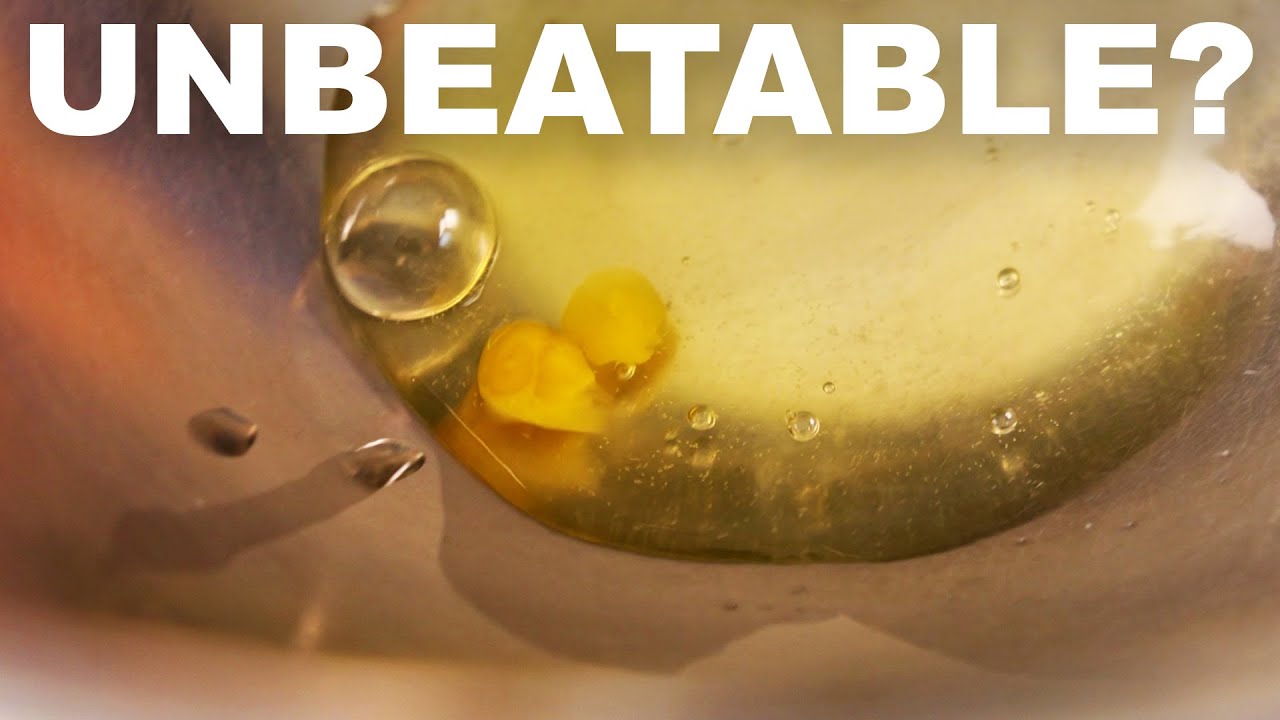 You really can't whip egg whites with yolk in them?