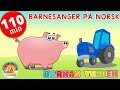 Barnesanger på norsk | Norske barnesanger | Lille Petter Edderkopp og mye mer | 110 min