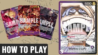 How To Play Purple Black Luffy - One Piece TCG