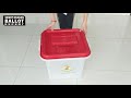 45 Liter Transparent Argentina Plastic Ballot Box