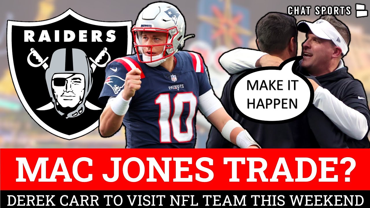 WILD Raiders Trade Rumors Around Patriots QB Mac Jones From NFL Insider ...