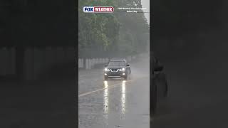 Fast-Moving Thunderstorm Soaks Streets In Georgia