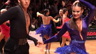 Oleg Chzhen - Alina Ageeva RUS | Samba | WDSF GrandSlam Latin | GOC 2019