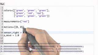 Localization Program - Artificial Intelligence for Robotics