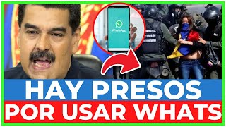 🚨 NICOLÁS MADURO ENCARCELA a OPOSITORES que usan WHATSAPP o hablan MAL de su DICTADURA