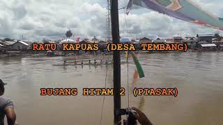 Partai Final Lomba Sampan Bidar Di Kecamatan Bunut Hilir