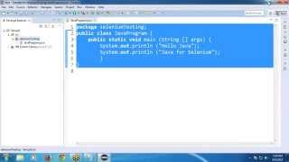 Java Program Structure / Java Syntax