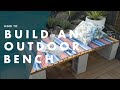 How To Make A Timber & Concrete Bench - Bunnings Warehouse