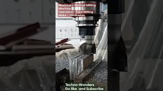 face milling on vertical milling machine